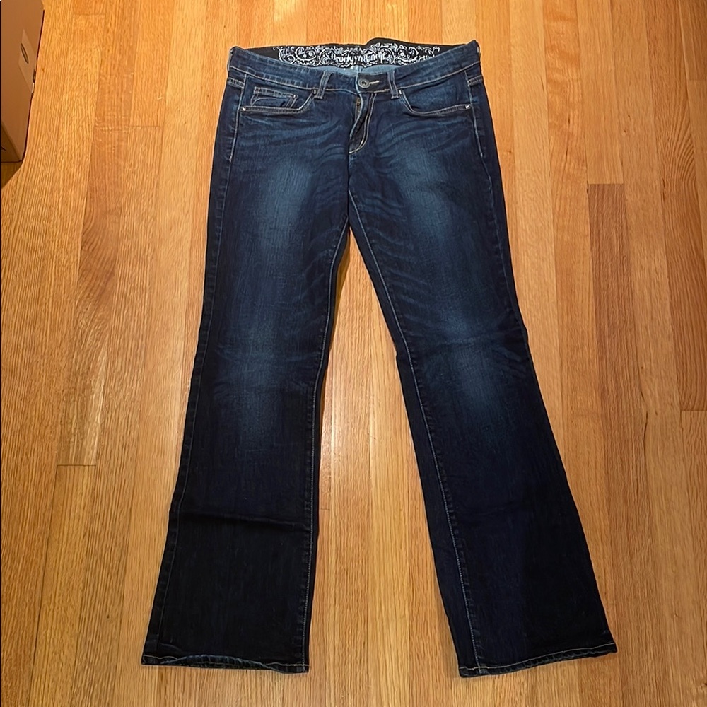 Brooklyn Bandit Low Rise Dark Blue Women's Jeans Waist 30"
